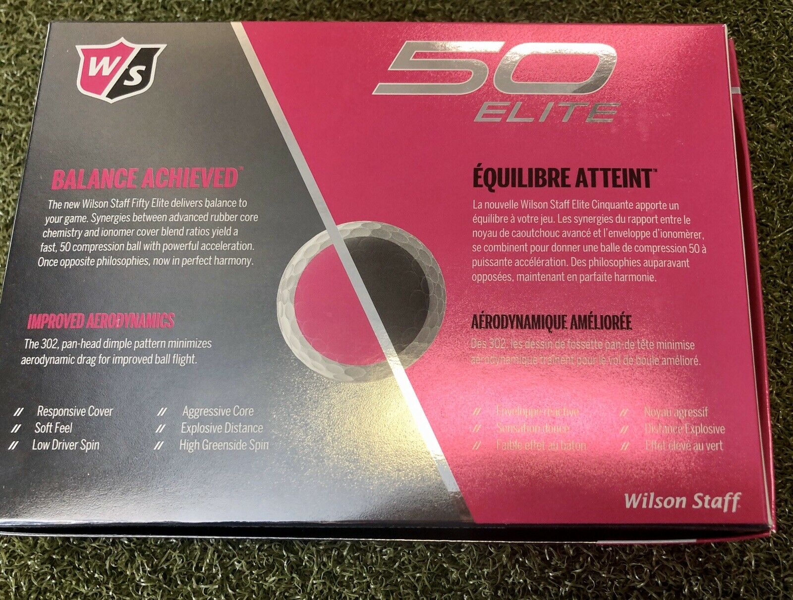 12 New Wilson Staff Fifty Elite Soft 50 Compression High Visibility Pink Balls · Swingpoint Golf® 0218