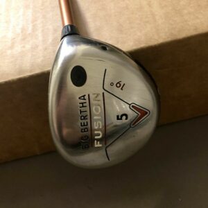 Callaway Big Bertha Fusion 5 Wood 19* Aldila NVS 55g Ladies Flex Graphite Golf