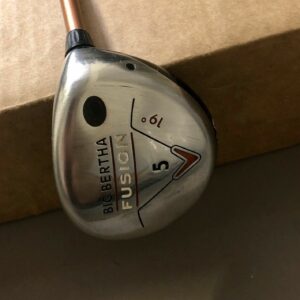 Callaway Big Bertha Fusion 5 Wood 19* Aldila NVS 55g Ladies Flex Graphite Golf