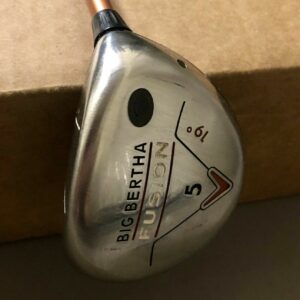 Callaway Big Bertha Fusion 5 Wood 19* Aldila NVS 55g Ladies Flex Graphite Golf