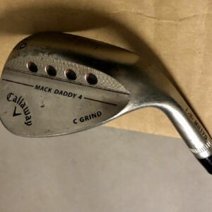 Callaway Mack Daddy 4 Milled Wedge 60*-8 C Grind KBS 610 125g Wedge Flex Steel