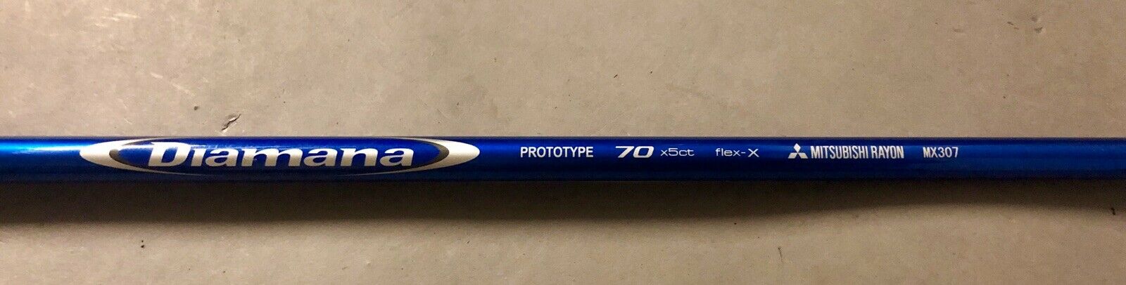 Mitsubishi Rayon Diamana アヒナ　70X(１ｗ用) Mitsubishi Rayon Diamana Prototype MX307 70g X-Stiff Flex Graphite
