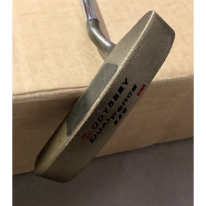 Used Right Handed Odyssey Dual Force 220 34" Brass Putter Golf Club