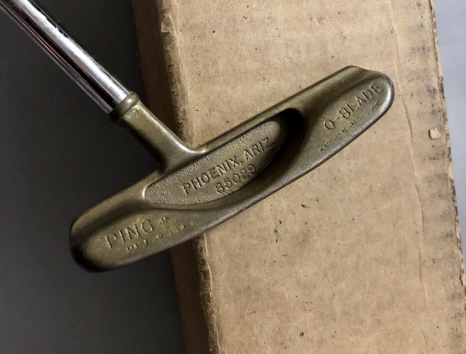 Refurbished & Paint Filled Ping Kushin Putter Steel Shaft 91cm Pro Only Grip