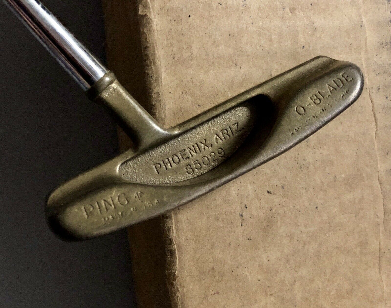 Putter Ping Cushin Acier – 36 Pouces – Main Droite – Ancien Modèle Karsten Mfg Avec Poignée Neuve