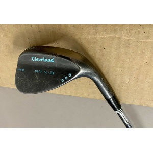 RH Used Cleveland RTX-3 V-MG Black Satin Wedge 56*-14 Stiff Flex Steel Golf Club