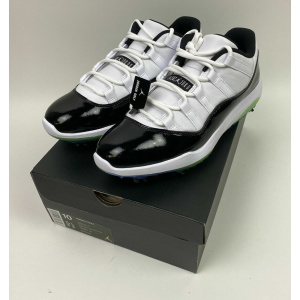 Rare Brand New Nike Jordan XI Concord Men's Golf Shoes Size 10 White/Black-Volt