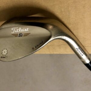 Titleist Vokey Design Gold Nickel SM5 S Grind Wedge 58*-07 Wedge Steel Golf