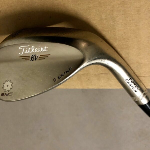 Titleist Vokey Design Gold Nickel SM5 S Grind Wedge 58*-07