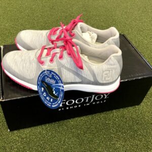 Brand New In Box FootJoy Leisure Women's Spikeless Golf Shoe Size 5.5M Grey/Pink