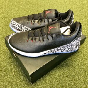 Brand New In Box Nike Jordan ADG Men's Golf Shoes Size 9 Black/Fire Red-White