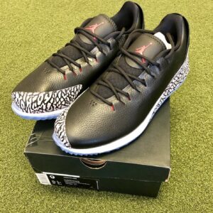 Brand New In Box Nike Jordan ADG Men's Golf Shoes Size 9 Black/Fire Red-White
