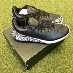 Brand New In Box Nike Jordan ADG Men's Golf Shoes Size 9 Black/Fire Red-White
