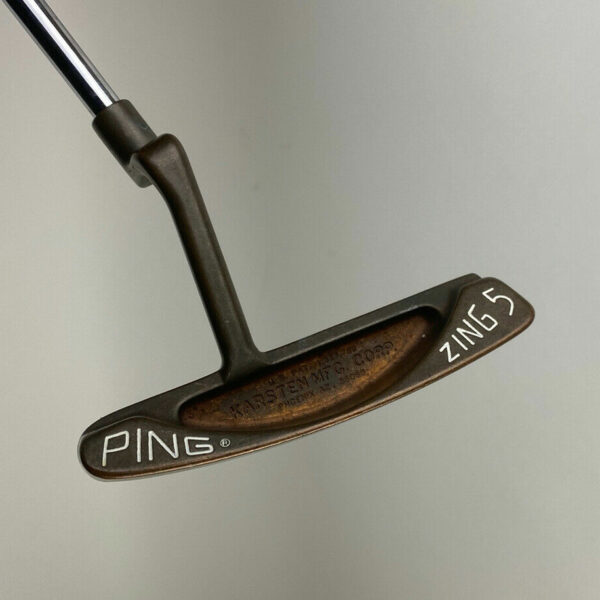 New RH Ping Karsten Zing 5 Beryllium Copper Putter 36″ Steel Golf