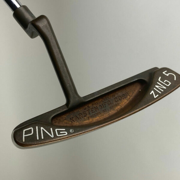New RH Ping Karsten Zing 5 Beryllium Copper Putter 36″ Steel Golf