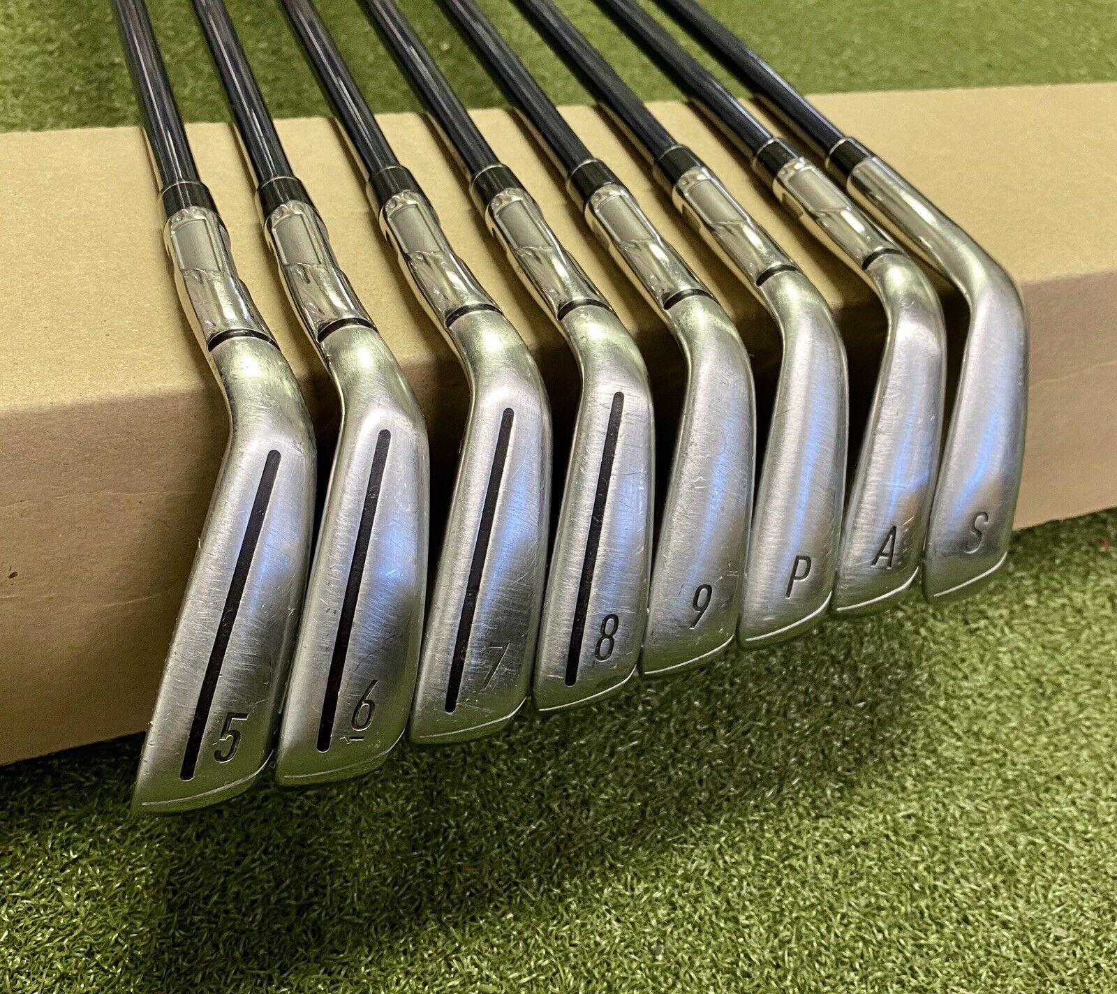 TaylorMade Tour Preferred MC 2014 Iron Set 5-9, Pw 6pc Flex S KBS Tour