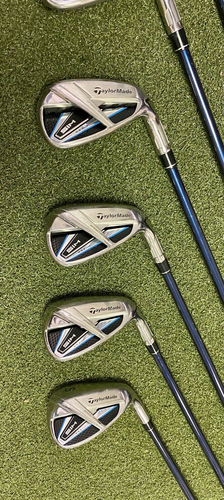 TaylorMade SIM MAX flex-Rアイアン5本セット 6-P TaylorMade Iron Set