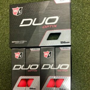 12 NEW 2020 Wilson Staff DUO OPTIX High-Visibility Matte Pink Golf Balls