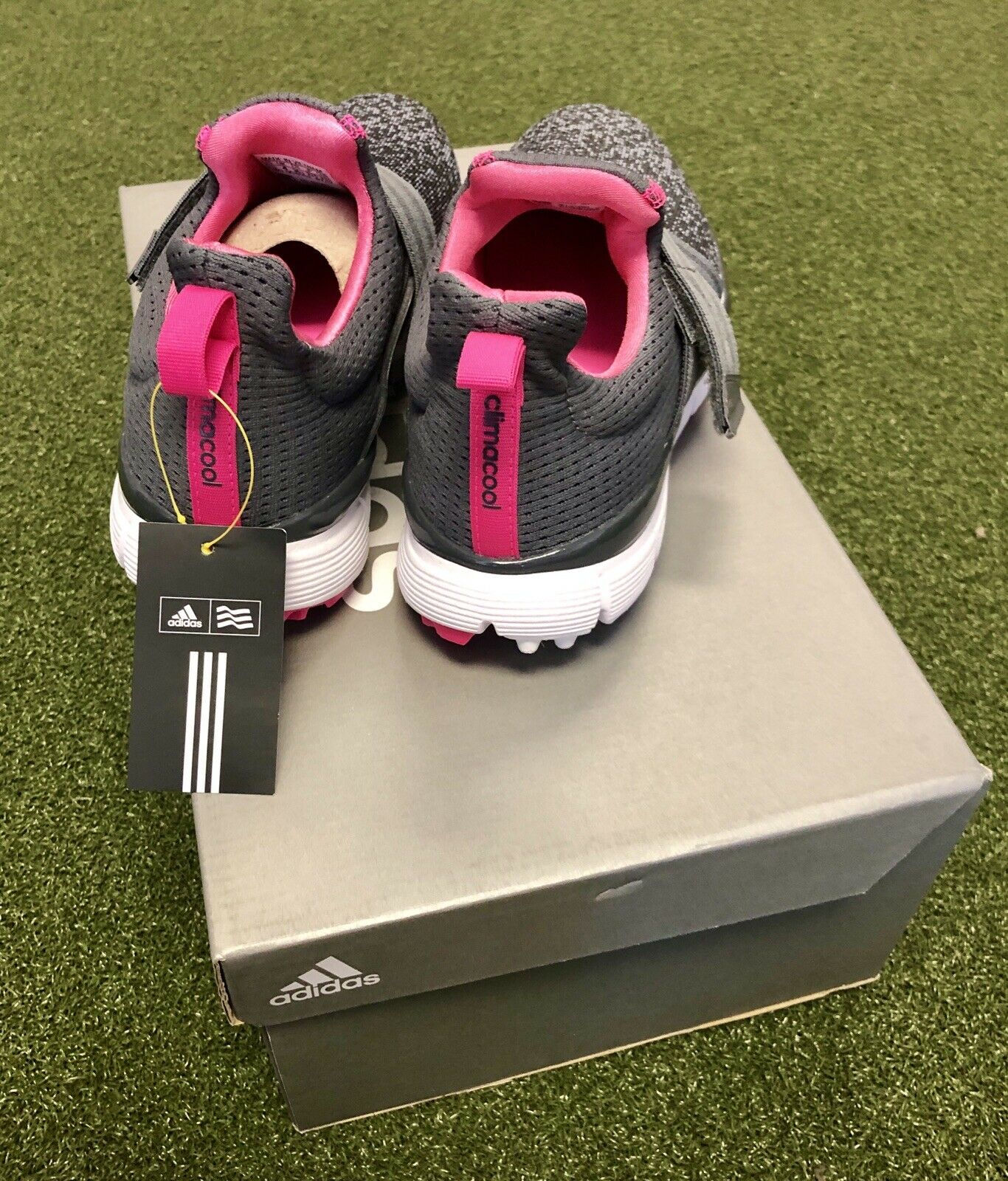 adidas gazelle silver green womens Adidas Climacool Cage Womens Golf Shoes – Golf-Clubs.com main image 0