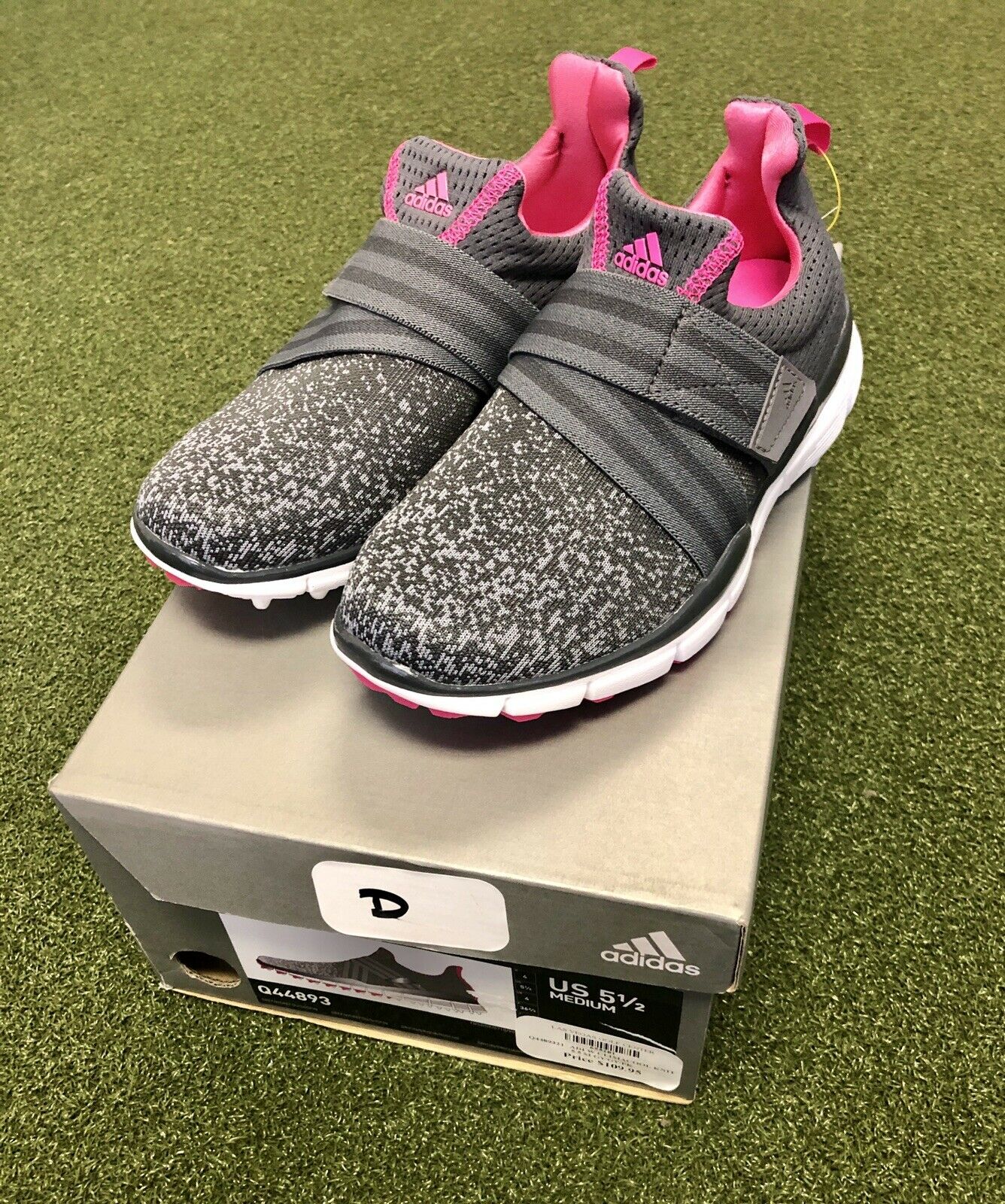 Brand New Adidas W Climacool Knit Women's Golf Shoe Size Gray