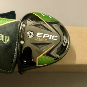 LH Tour Issued TC Callaway EPIC Flash Sub Zero Driver 9* Head Only Golf Club
