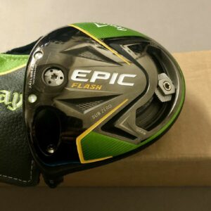 LH Tour Issued TC Callaway EPIC Flash Sub Zero Driver 9* Head Only Golf Club