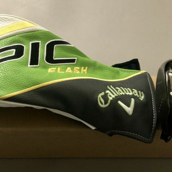 LH Tour Issued TC Callaway EPIC Flash Sub Zero Driver 9* Head Only Golf Club