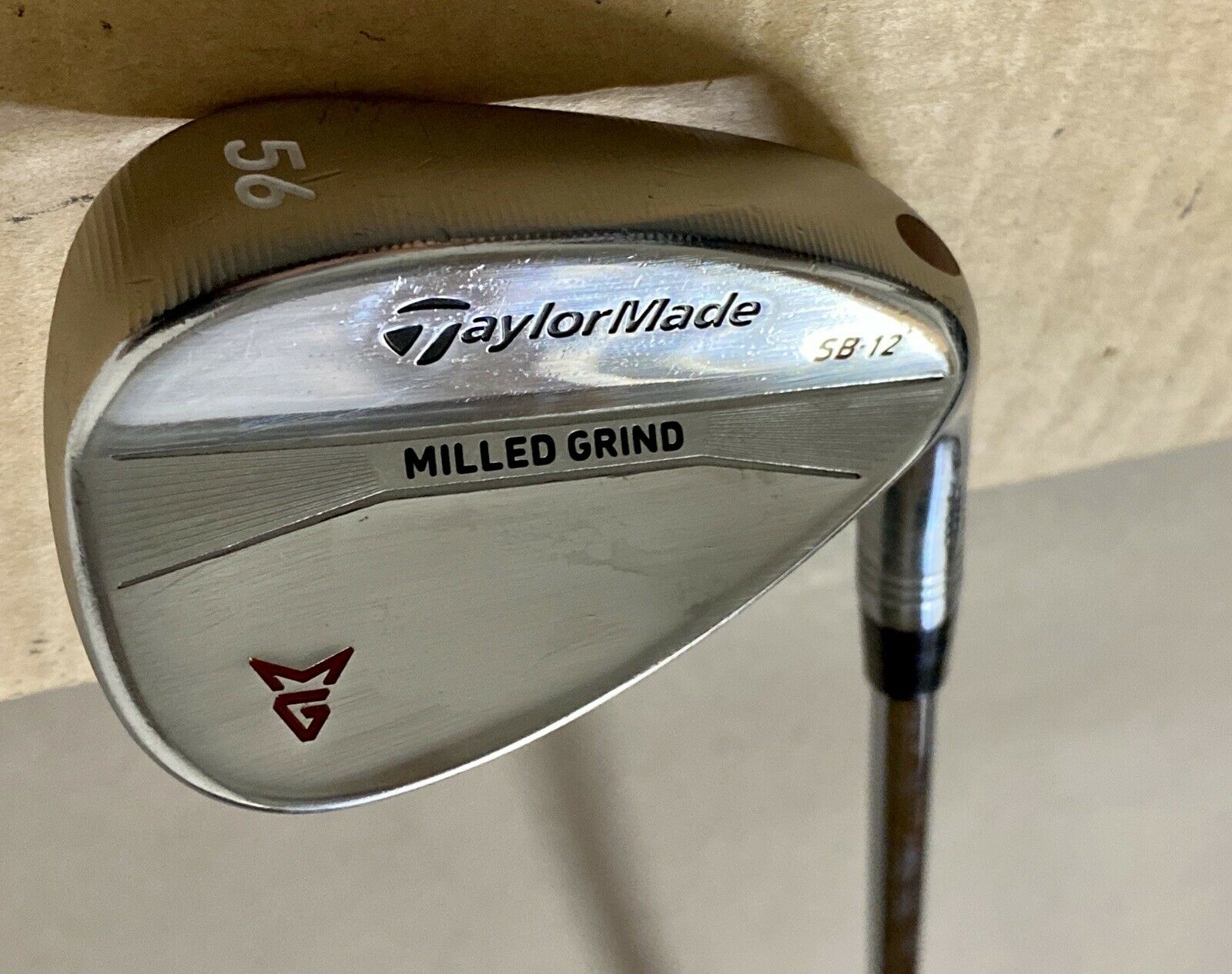 TaylorMade Milled Grind SB Carbon Steel Wedge 56*-12 Wedge