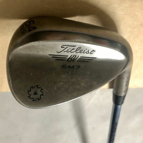 Tour Issued Titleist Vokey SM7 S Grind Wedge 54*-10 X100 X-Stiff Flex Steel Golf