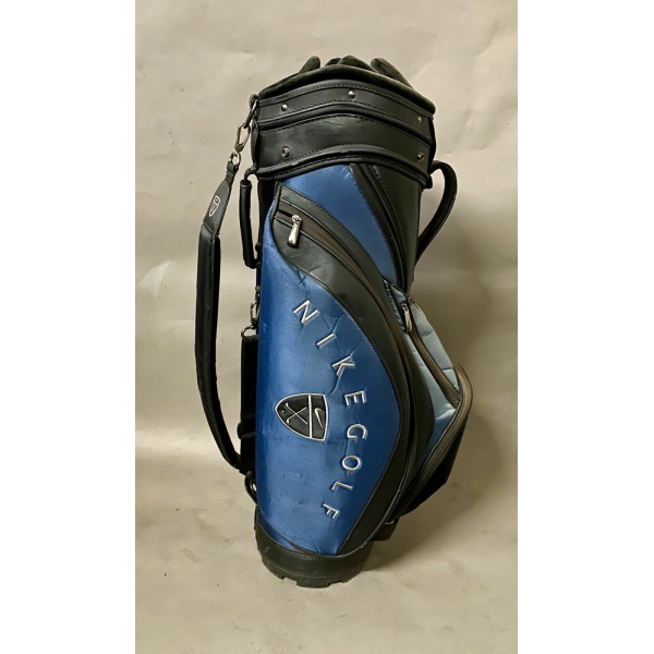 Blue nike golf bag best sale