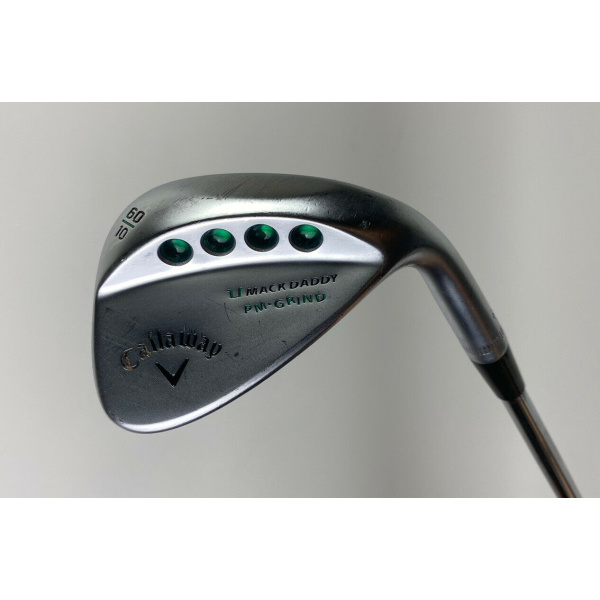 Used RH Callaway Mack Daddy PM Grind Wedge 60*-10 KBS Wedge Flex