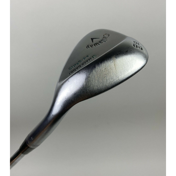Used RH Callaway Mack Daddy PM Grind Wedge 60*-10 KBS Wedge Flex