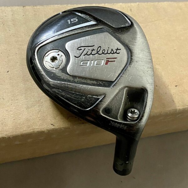 Used Right Handed Titleist 910F Fairway 3 Wood 15* HEAD ONLY Golf