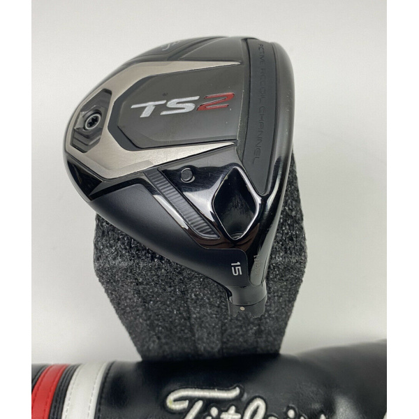 Used Right Handed Titleist TS2 Fairway 3 Wood 15* HEAD ONLY Golf