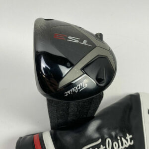 Used Right Handed Titleist TS3 Driver 9.5* HEAD ONLY Golf Club w/ Headcover