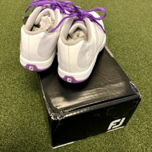 Brand New FootJoy Leisure Women's Spikeless Golf Shoe Size 5M White/Purple