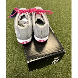 Brand New In Box FootJoy Leisure Women's Spikeless Golf Shoe Size 8M Grey/Pink