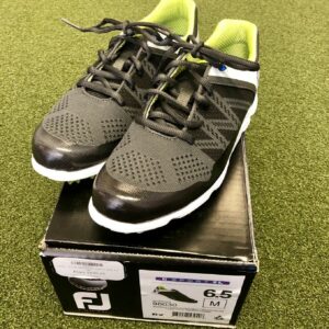 Brand New In Box FootJoy Sport SL Women's Golf Shoe Size 6.5M Black/Grey/Lime