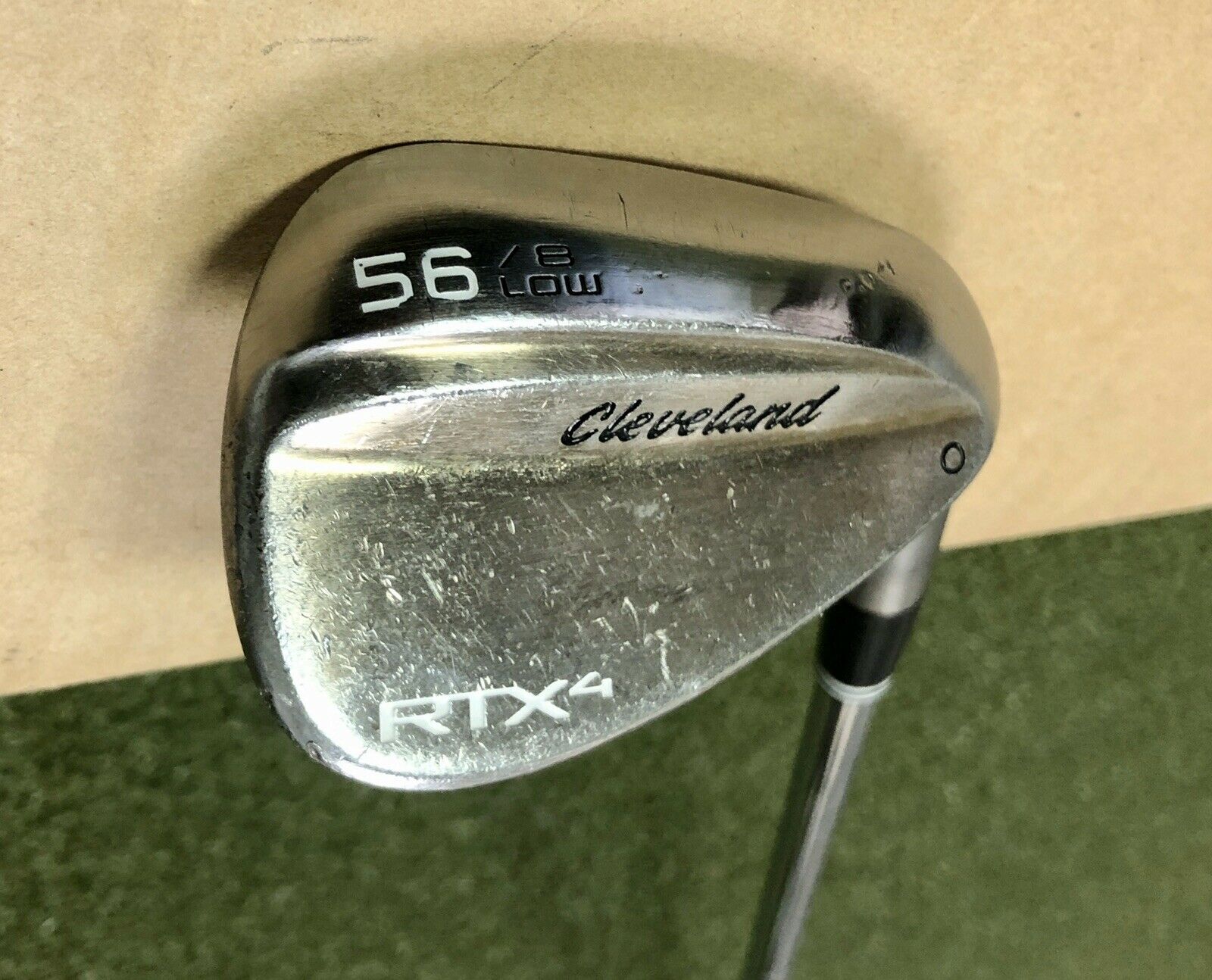 Cleveland RTX-4 Low Grind Tour Raw Wedge 56*-8 S400 Stiff Flex
