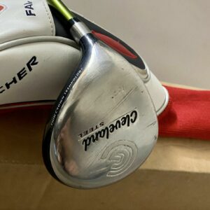 LH Cleveland Launcher Steel Fairway 3 Wood 15* 65g Stiff Flex Graphite Golf Club