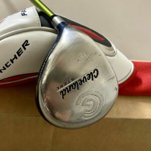 LH Cleveland Launcher Steel Fairway 3 Wood 15* 65g Stiff Flex Graphite Golf Club