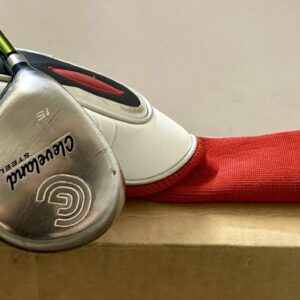 LH Cleveland Launcher Steel Fairway 3 Wood 15* 65g Stiff Flex Graphite Golf Club