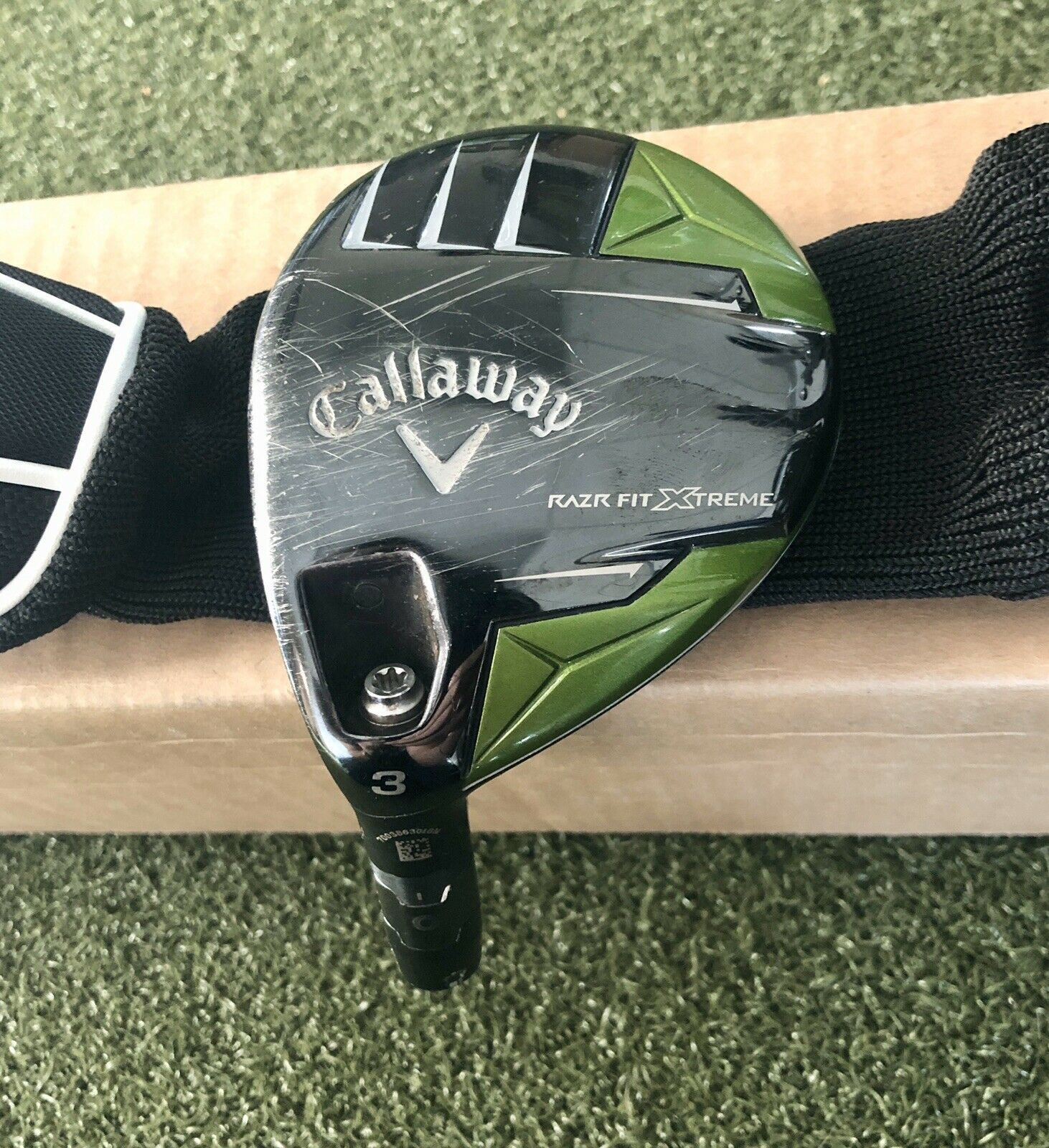 Left Handed Callaway RAZR Fit Xtreme Fairway 3 Wood HEAD ONLY Golf Left Handed Callaway RAZR Fit Xtreme Fairway 3 Wood HEAD ONLY Golf