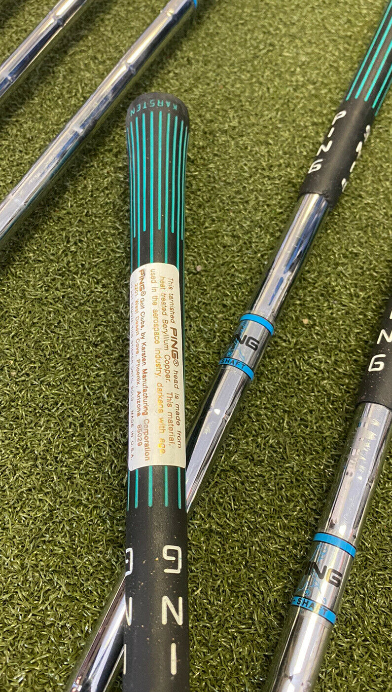 Ping Black Dot Eye 2 + Beryllium Copper Irons 3-PW/SW Stiff Steel