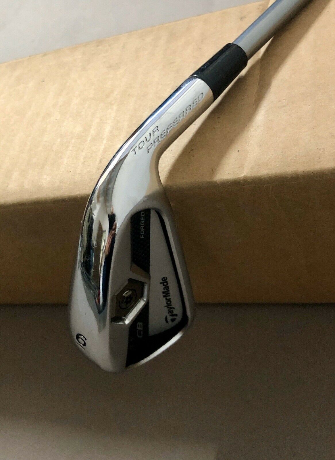 TaylorMade Tour Preferred CB Forged 6 Iron 90g Stiff Flex Graphite