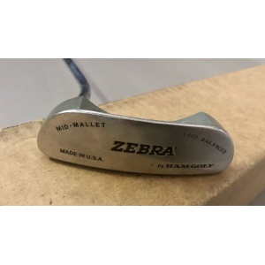 Used RH RAM Golf Zebra Mid Mallet Face Balanced 35.5" Putter Steel Golf Club