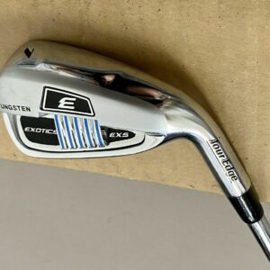 Used RH Tour Edge Exotics EXS 7 Iron KBS MAX Stiff Flex Steel Golf Club +1"