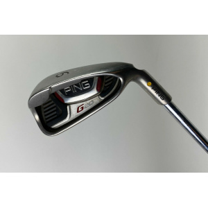 Used Right Handed Ping Yellow Dot G20 6 Iron CFS Regular Flex Steel Golf Club