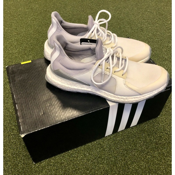 Brand New In Box Adidas W Climacross Boost Women s Golf Shoe Size 6M Gray White SwingPoint Golf