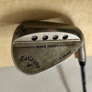 Callaway Mack Daddy 4 Milled RAW Wedge 54*-8 C Grind X-Stiff Flex Steel Golf